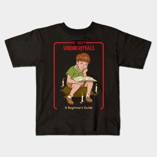 My First Voodoo Rituals - Vintage Dark Humour Kids T-Shirt